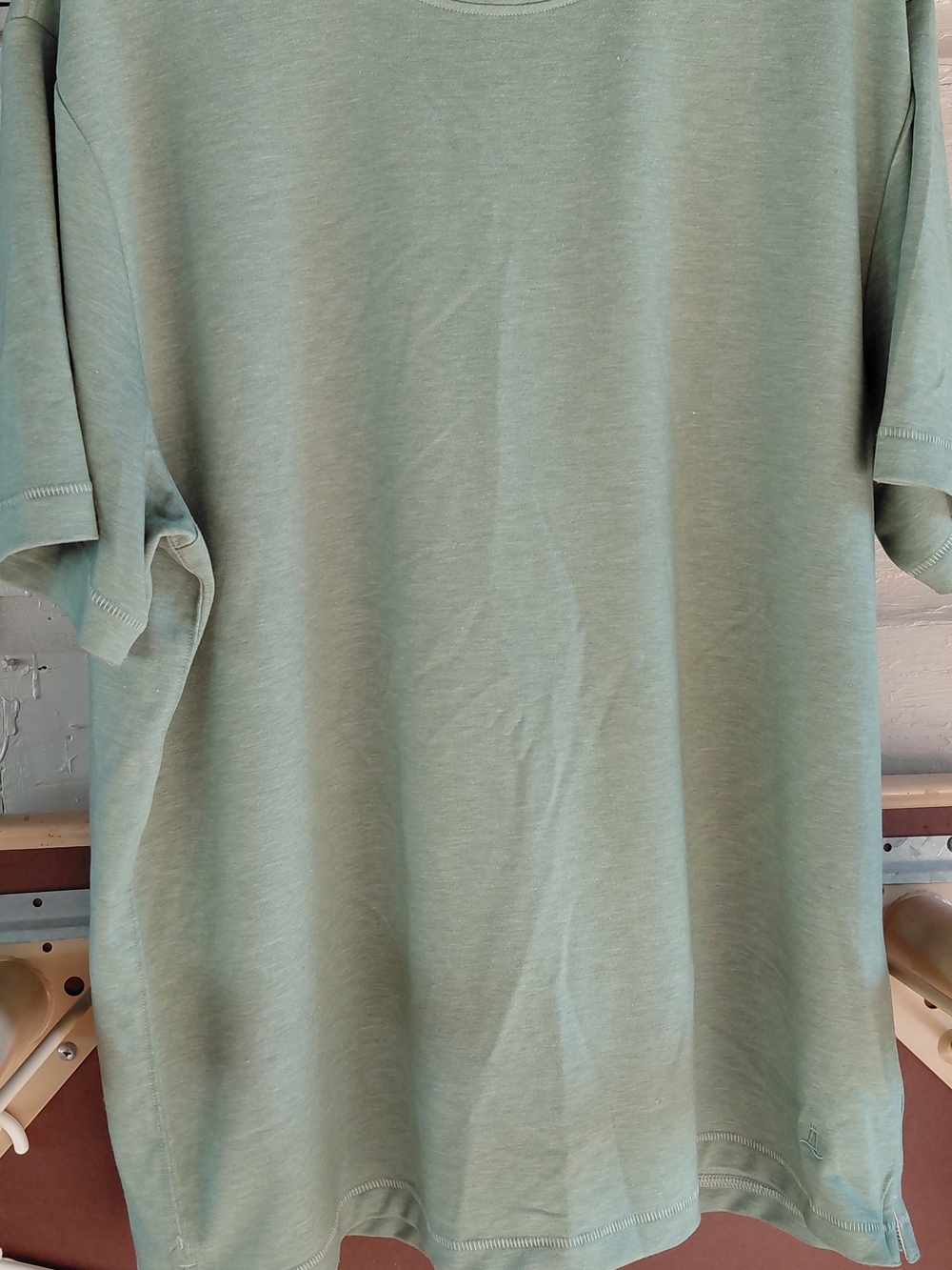 Lands' End Sage Green Crewneck Tee